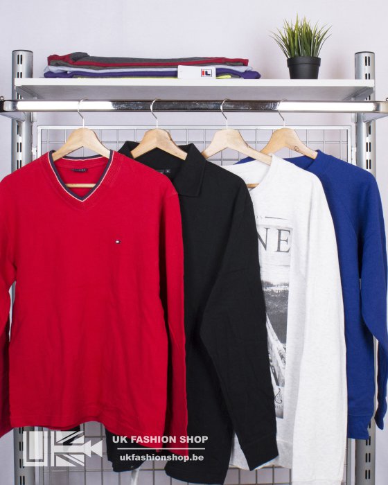 Men polos long sleeves - grade A + CR